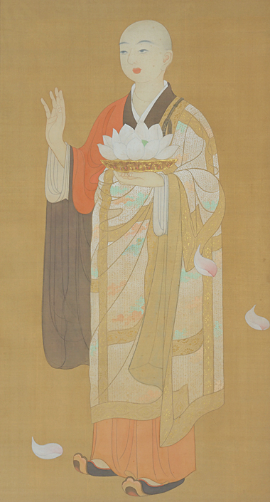 《散華》 土田麦僊　大正3年(1914)　大阪新美術館建設準備室