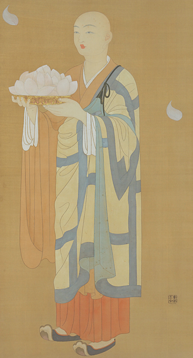 《散華》 土田麦僊　大正3年(1914)　大阪新美術館建設準備室