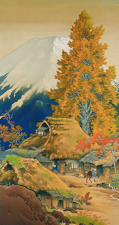 《富士二題》昭和4年(1929)　滋賀県立近代美術館蔵　後期展示
