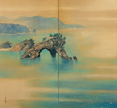 《四海青波図》昭和3年(1928)頃　滋賀県立近代美術館蔵　後期展示