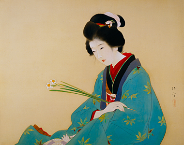 Midori,the heroine of the tale "takekurabe" (1940) The National Museum of Modern Art,Kyoto ©Akio Nemoto