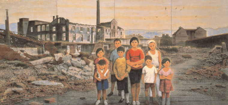 平山郁夫 《平和の祈りーサラエボ戦跡》平成8年(1996)　佐川美術館蔵　後期展示